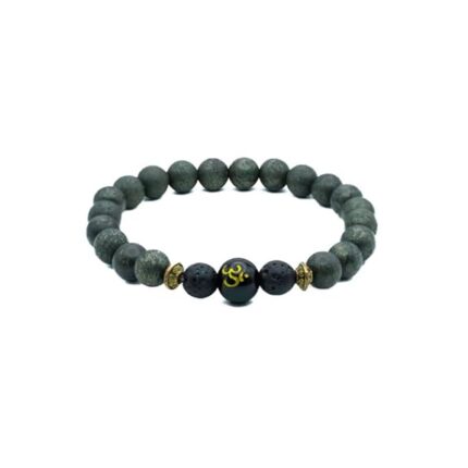 Lebony Raw Pyrite with Spiritual Beads | Wealth & Spiritual Blessings | 108 Hours Energized by Top Astrologers | Protection, Mental Peace & Clarity | Astrology Bracelet for Women & Men